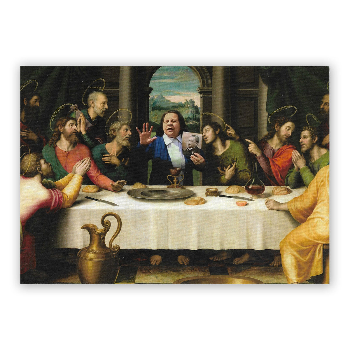 Print de La última croqueta A5 - "Encarnita Baptisterio"