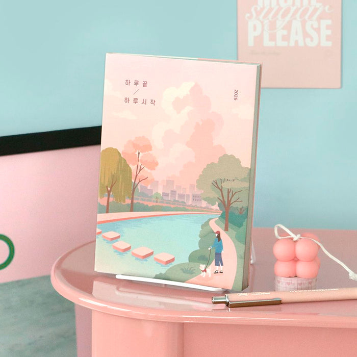 Agenda Anual Semanal 2026 - End-And Diary Sunset Walk