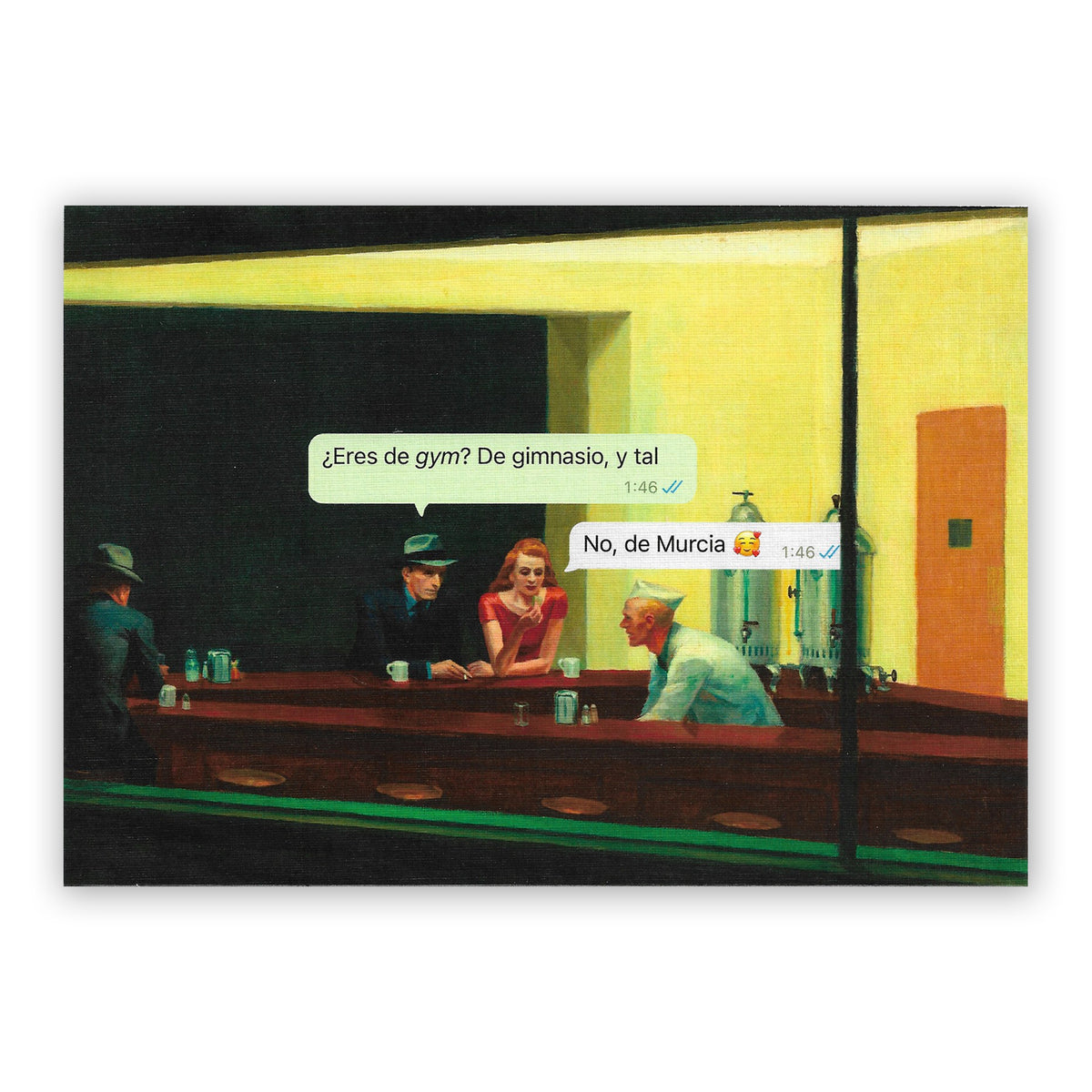 Print de La última croqueta A5 - "Eres de Gym"