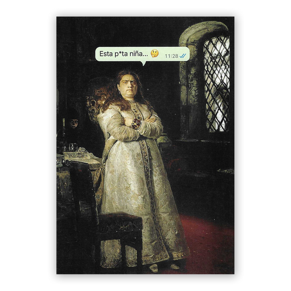 Print de La última croqueta A5 - "Esta P*ta Niña"