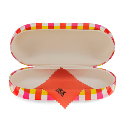 Funda de gafas - Pink Gingham