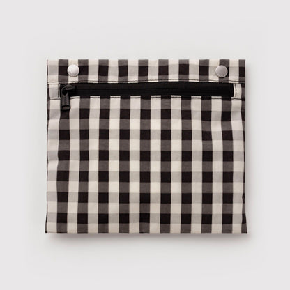 Bolso Nube Everyday Baggu - Black and Cream Gingham