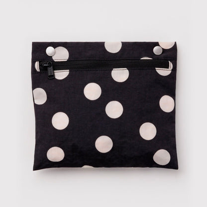 Bolso Nube Everyday Baggu - Black and Cream Polka Dot
