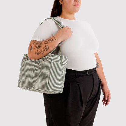 Bolso Nube Everyday Baggu - Sage Stripe
