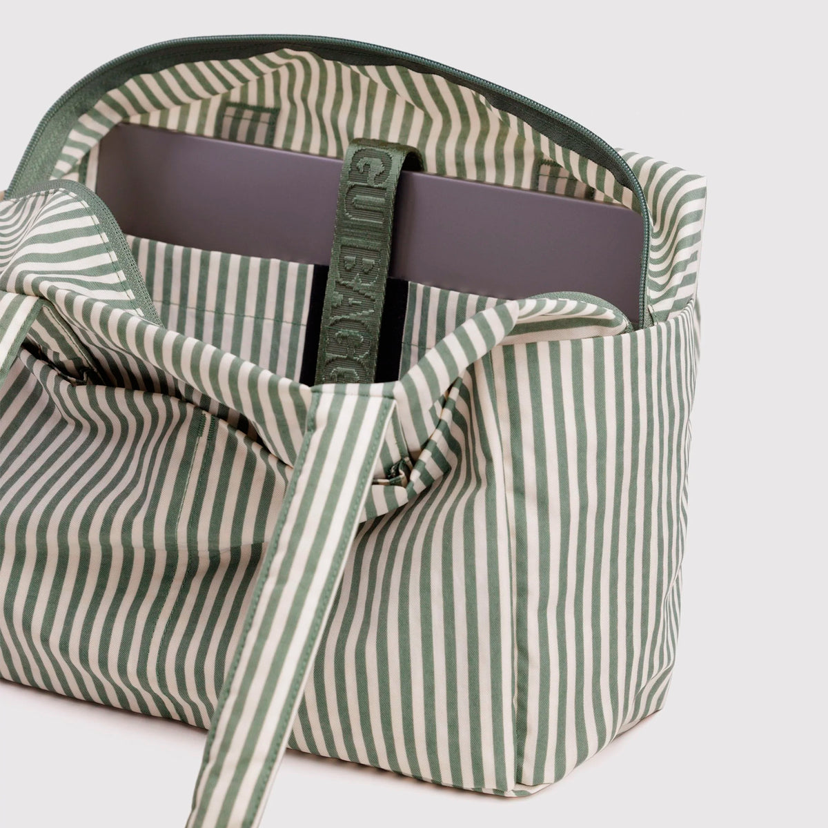 Bolso Nube Everyday Baggu - Sage Stripe