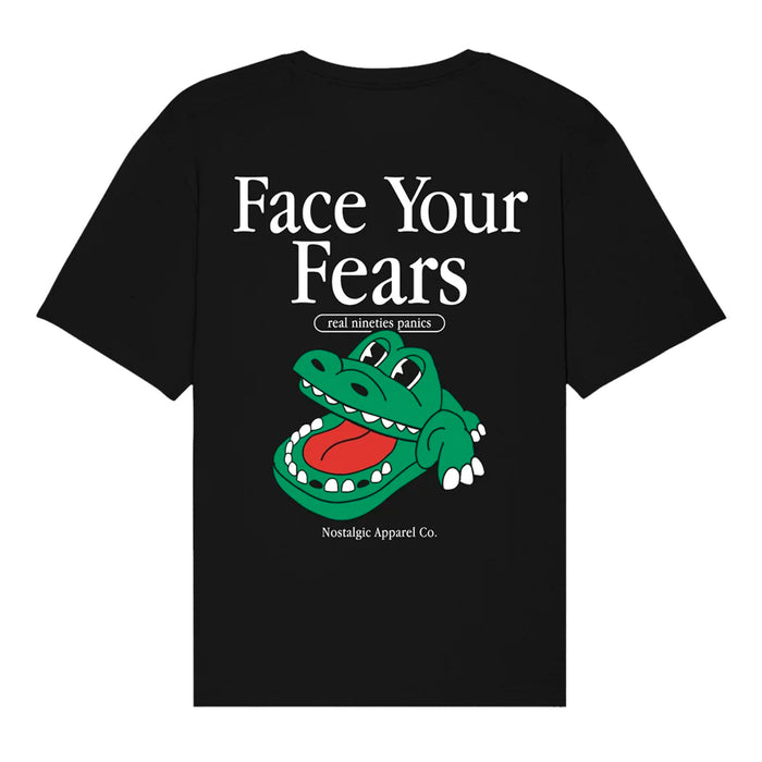 Camiseta Nostalgic Apparel - "Face Your Fears" 🐊
