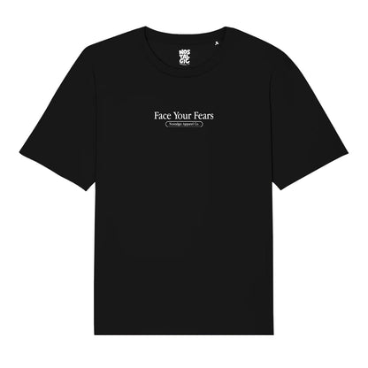 Camiseta Nostalgic Apparel - "Face Your Fears" 🐊🦷