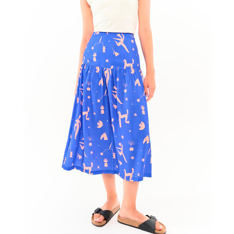 Falda Béhulah - Brisa Azul