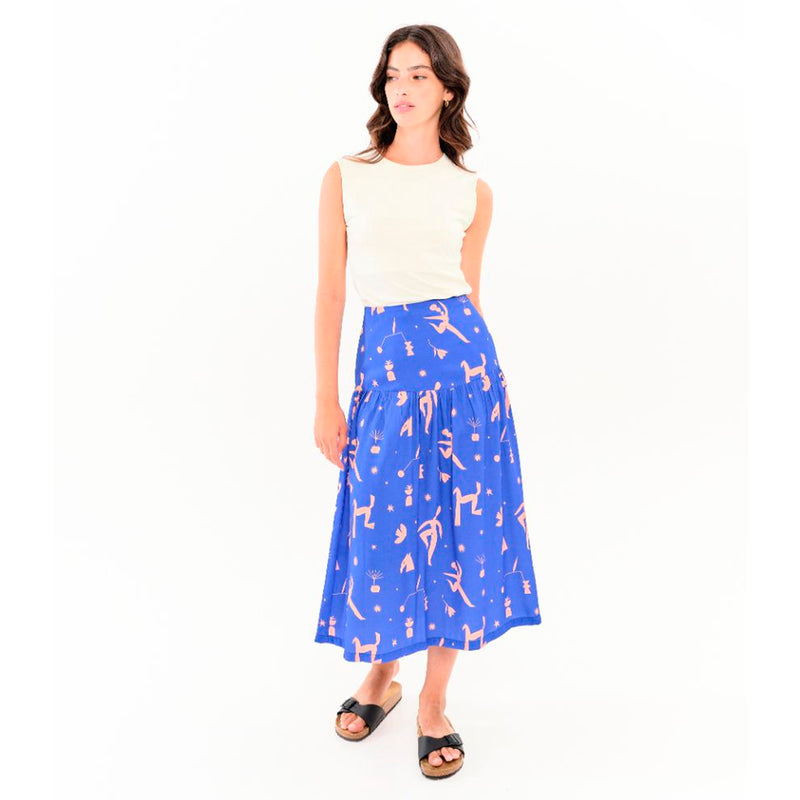 Falda Béhulah - Brisa Azul