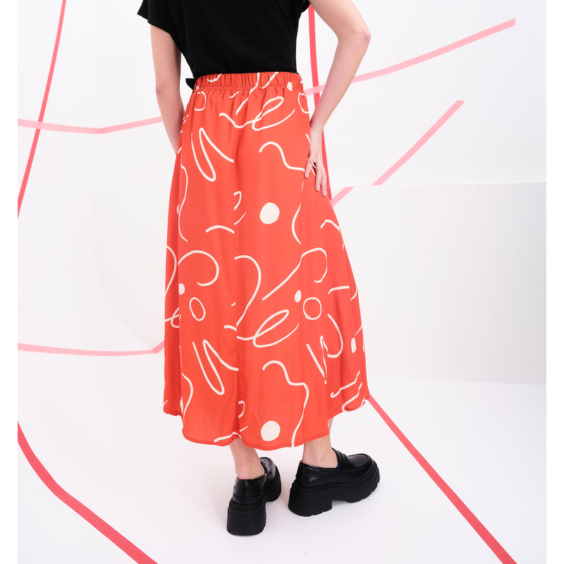 Falda Béhulah - Lee Naranja