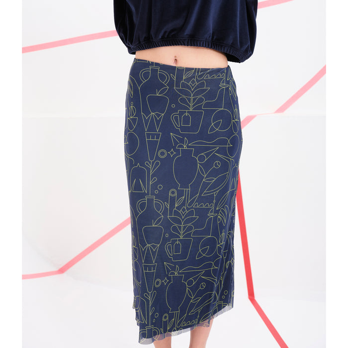 Falda Béhulah - Tarantino Azul