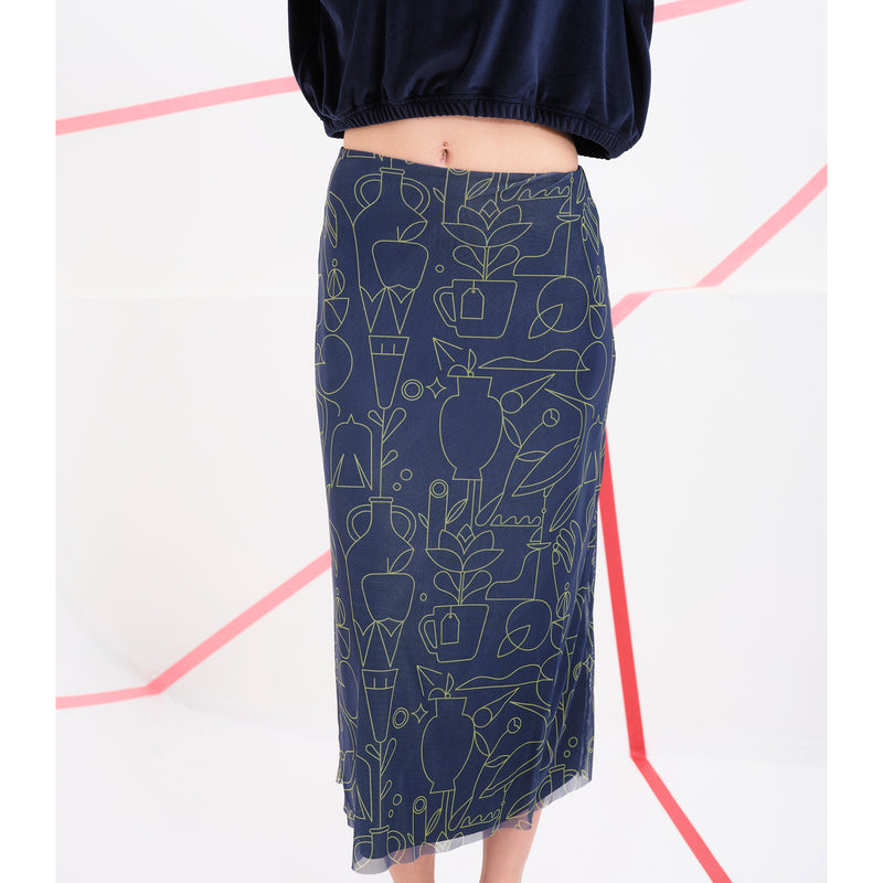 Falda Béhulah - Tarantino Azul