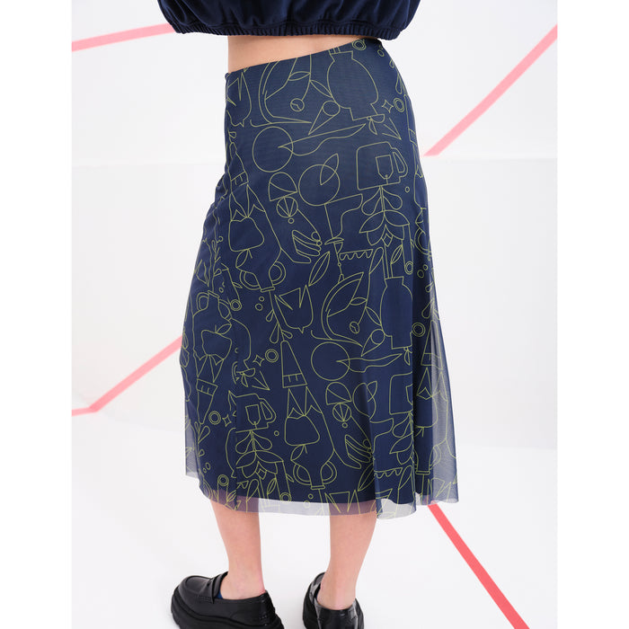 Falda Béhulah - Tarantino Azul