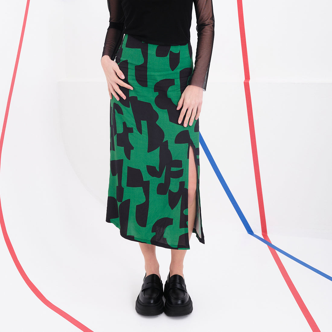 Falda Béhulah - Waters Verde