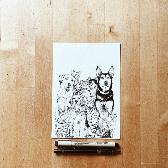 Print de Laura Agustí  A5 - "Family"