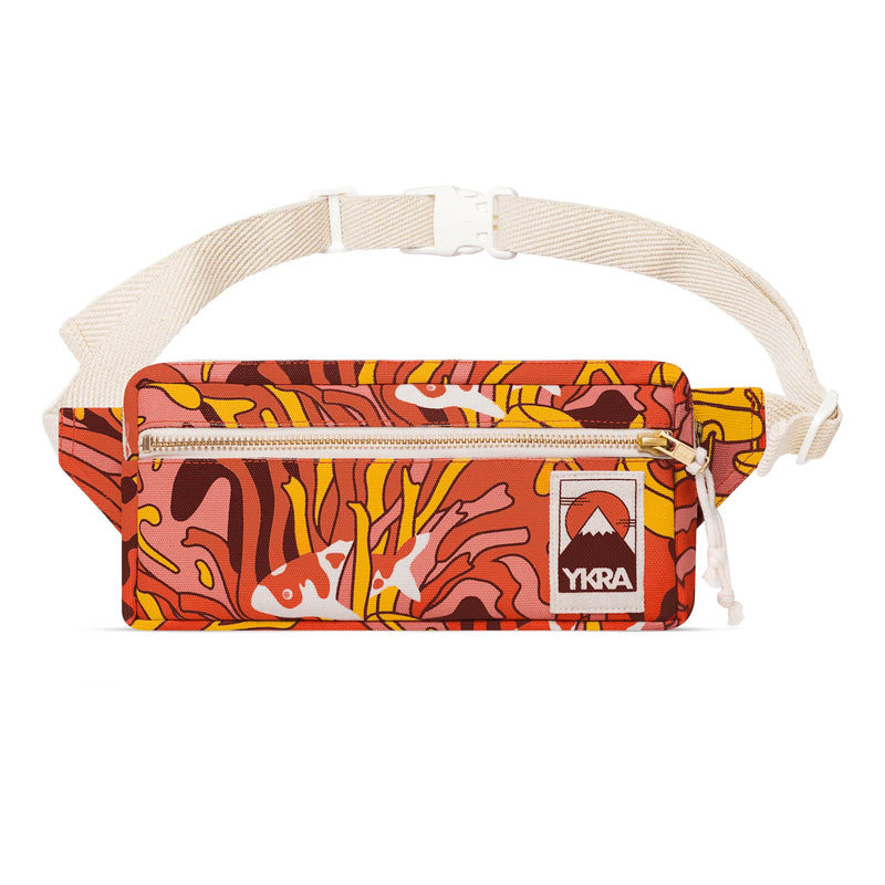 Riñonera Ykra - Fanny Pack Trippy Fish Naranja
