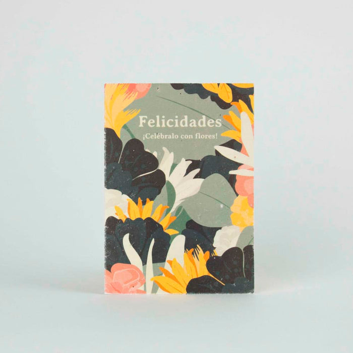 Postal plantable - "Felicidades"