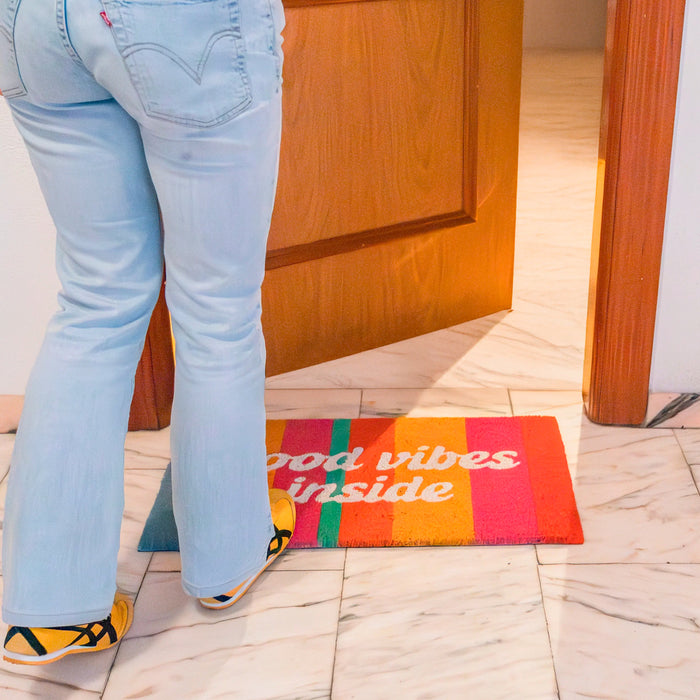 Felpudo Fisura - "Good vibes inside"