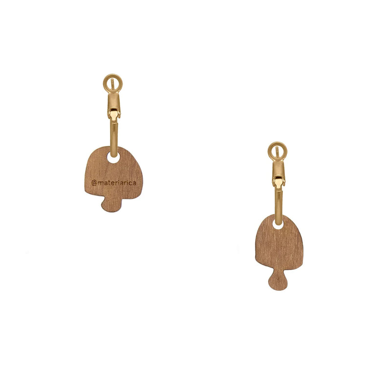 Pendientes de aro Materia Rica - Festive Fungi 🍄