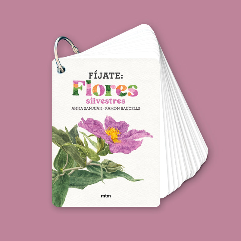 Guía - "Fíjate: Flores Silvestres" de Anna Sanjuan y Ramon Baucells