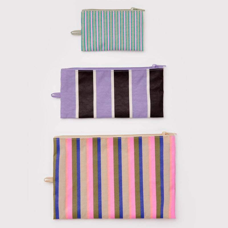 Bolsitas con cremallera Baggu - Candy Shop Stripes