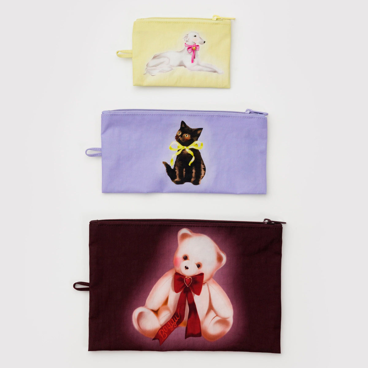 Bolsitas con cremallera Baggu - Fancy Animals 🐱🐶🧸