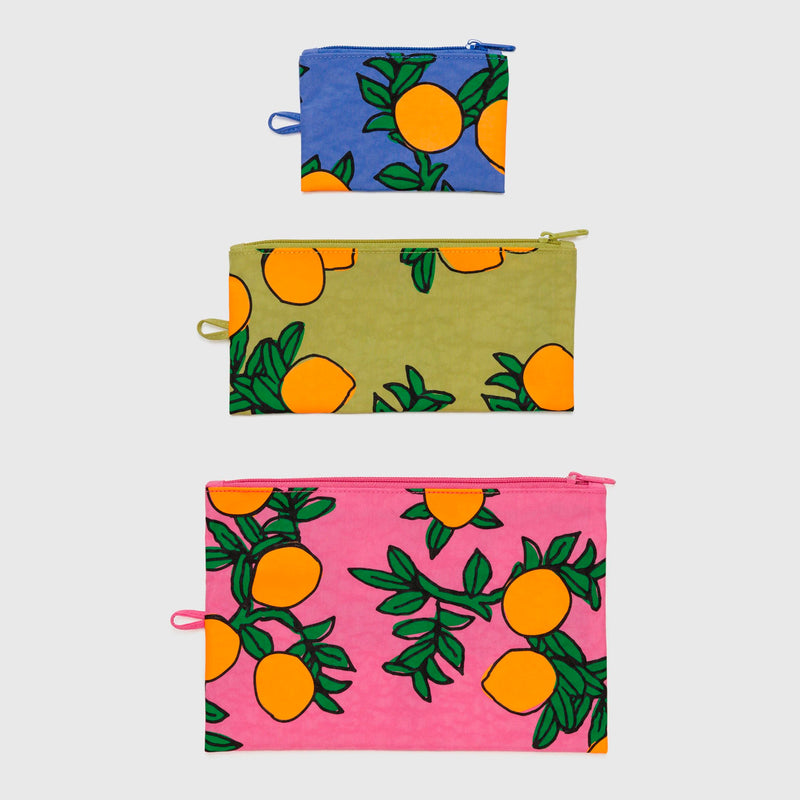 Bolsitas con cremallera Baggu - Orange Trees 🍊