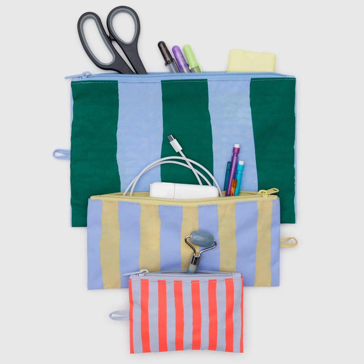 Bolsitas con cremallera Baggu - Painted Stripe