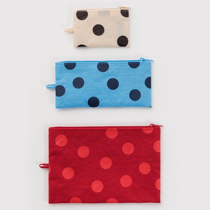 Bolsitas con cremallera Baggu - Polka Dot Mix