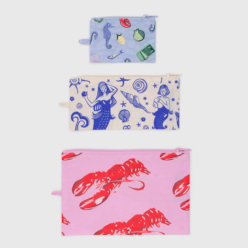 Bolsitas con cremallera Baggu - Sea Creatures 🐚🦞