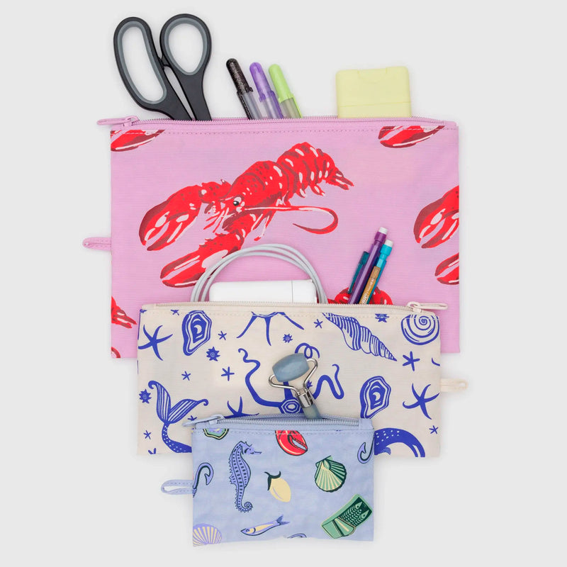 Bolsitas con cremallera Baggu - Sea Creatures 🐚🦞