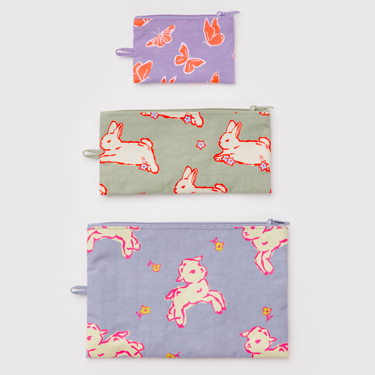 Bolsitas con cremallera Baggu - Spring Animals