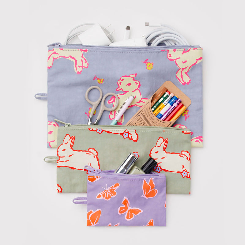 Bolsitas con cremallera Baggu - Spring Animals