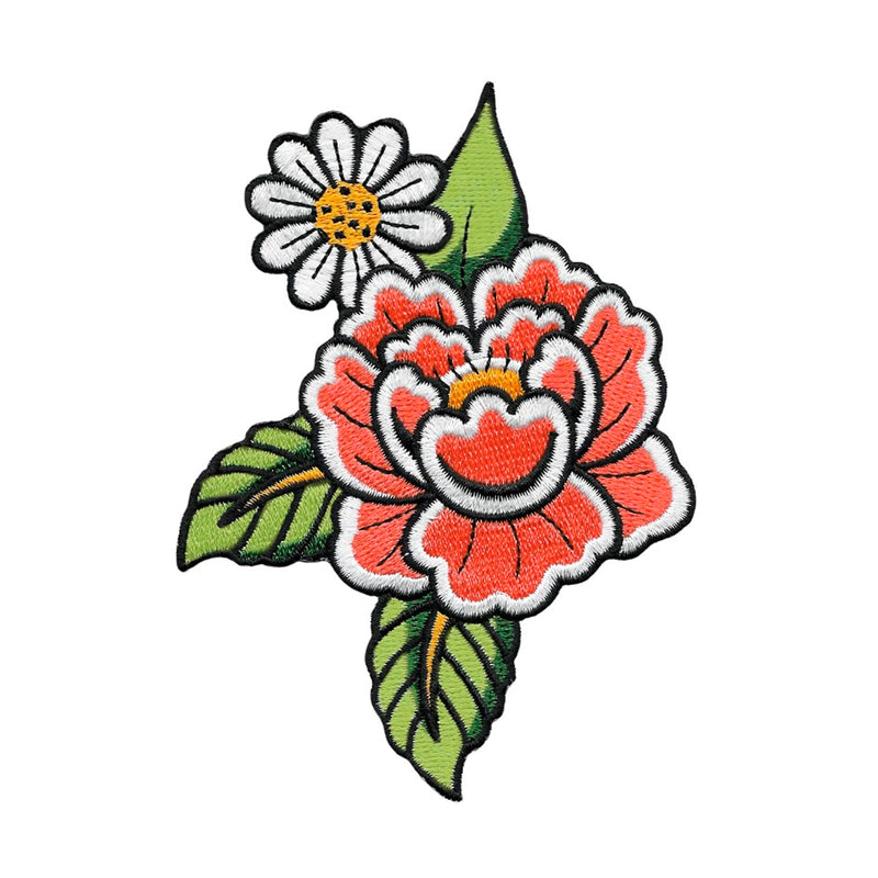Parche La Barbuda - Flor Roja