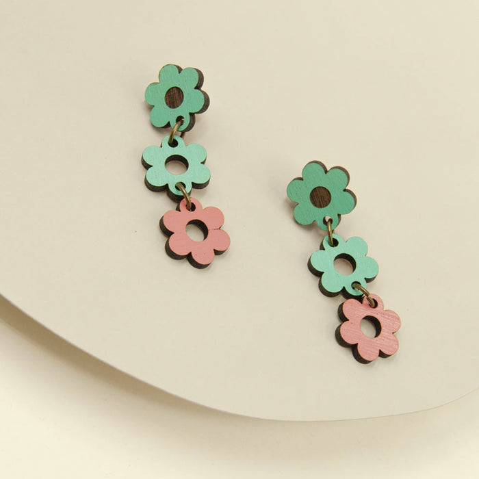 Pendientes - Floral pop