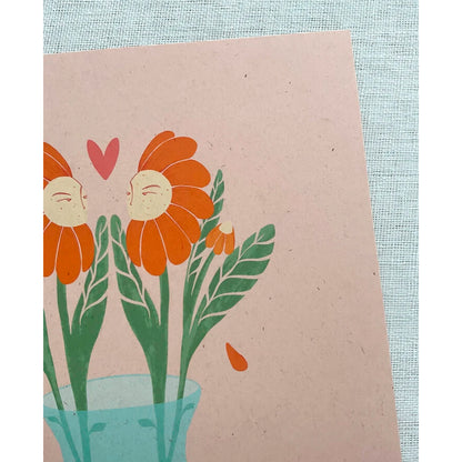 Print de Natalia Fuente A4 - El Amor es una Flor
