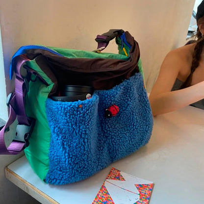 Bolso Japfac - Fluffy Lively Green/Blue