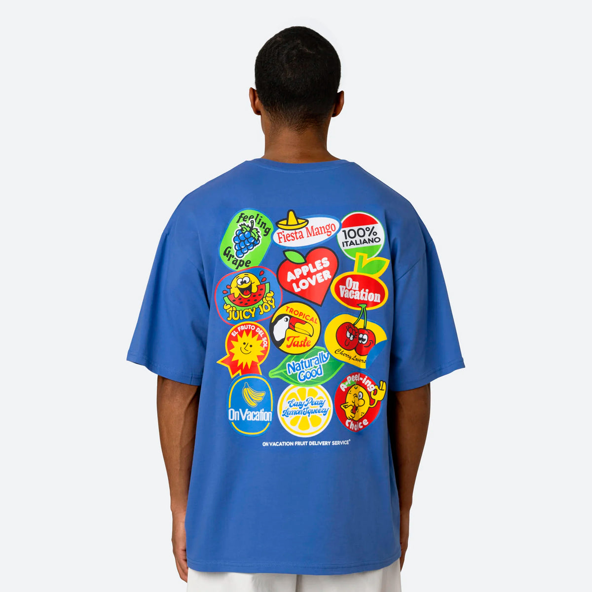 Camiseta On Vacation Club - Fruit Stickers