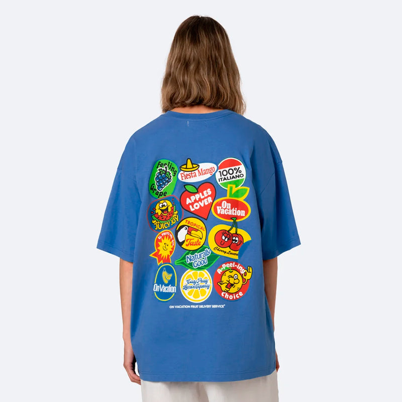 Camiseta On Vacation Club - Fruit Stickers