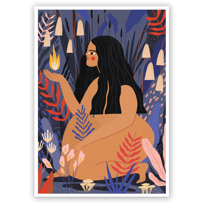 Print de Agustina Shuan A4 - "Fuego 2"