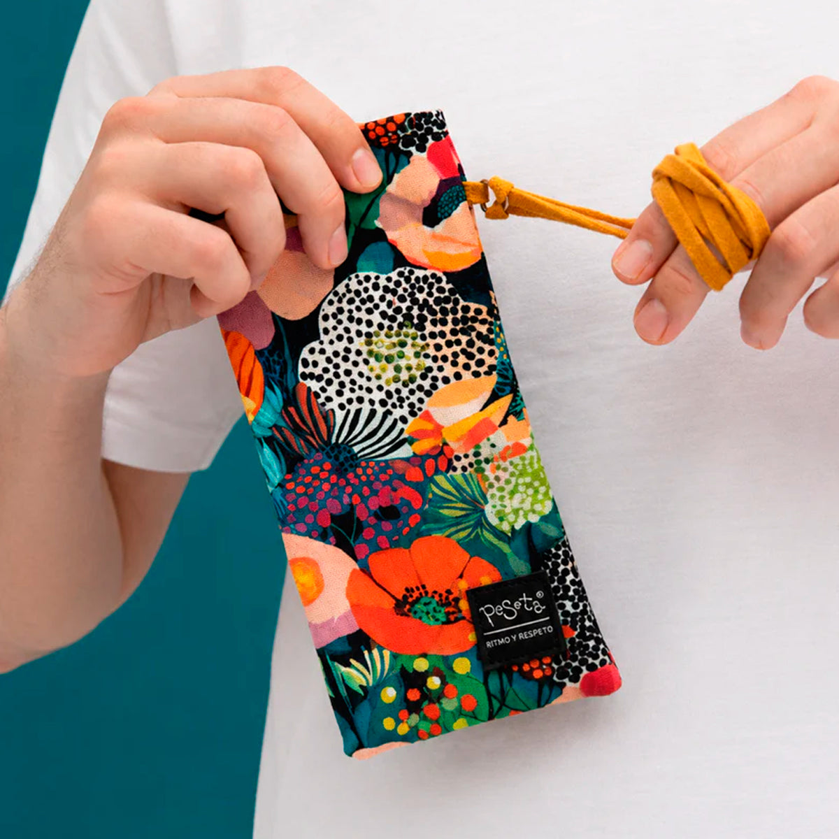 Funda de gafas/teléfono Casa Peseta - Amapolas