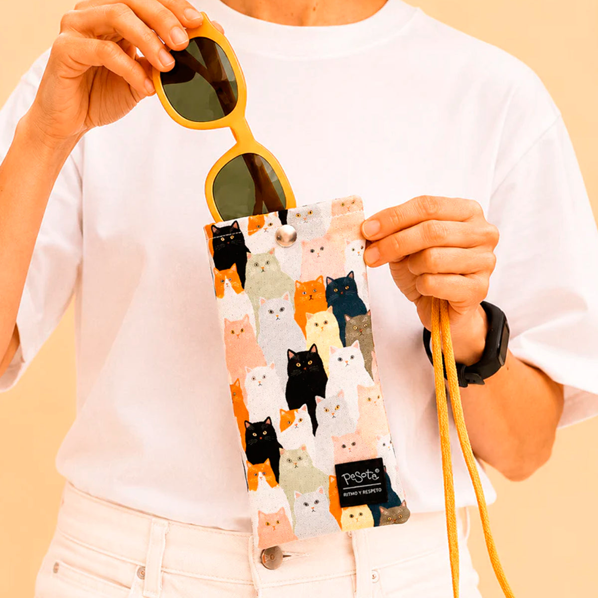 Funda de gafas/teléfono Casa Peseta - Gatos