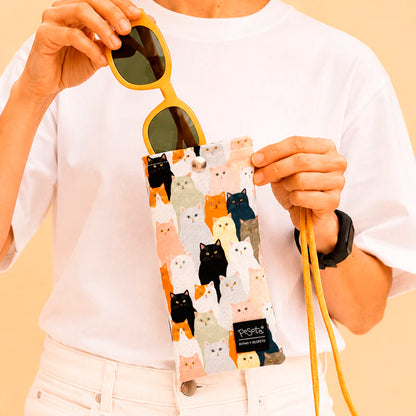 Funda de gafas/teléfono Casa Peseta - Gatos