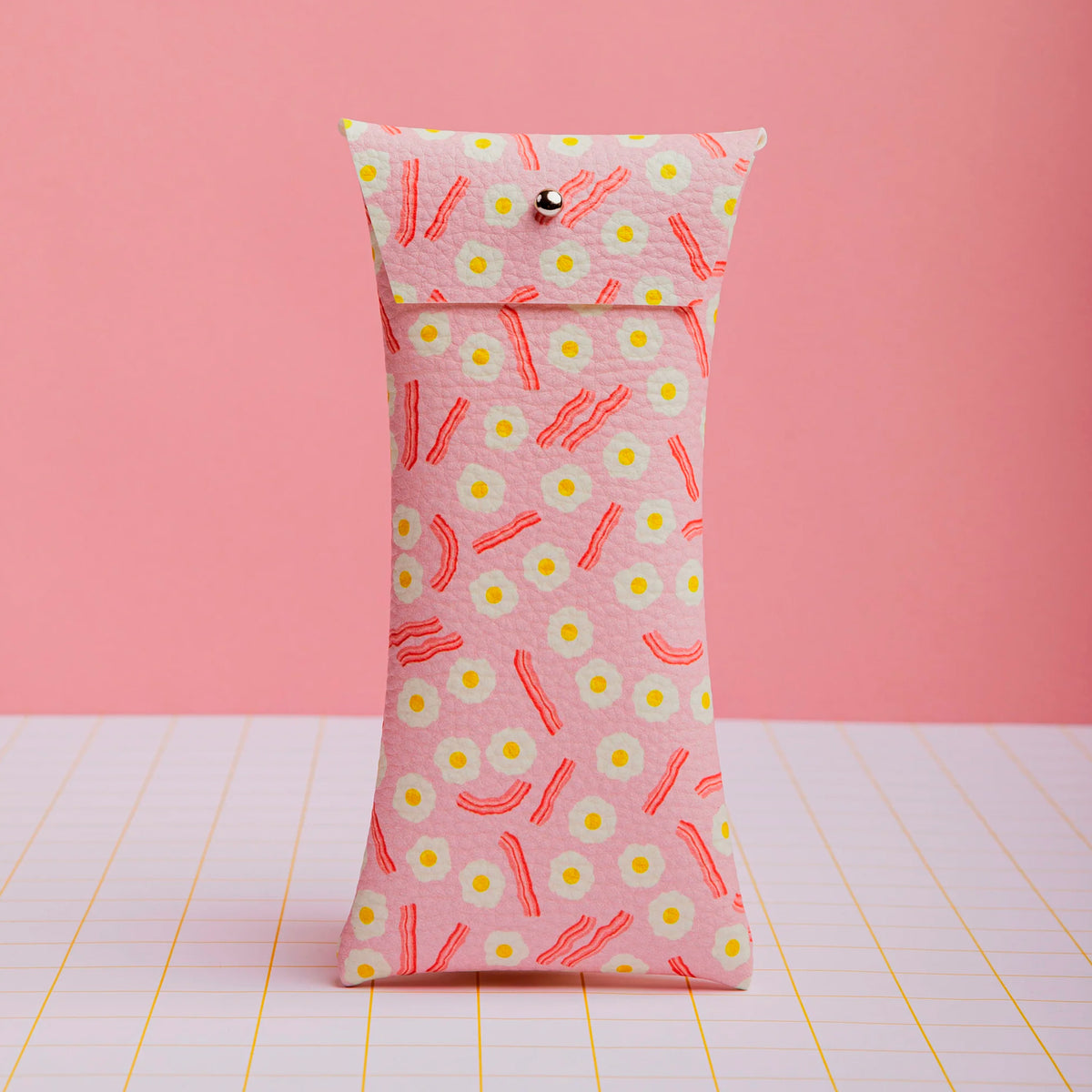 Funda de gafas Ecke - Huevos y bacon Pink 🍳🥓