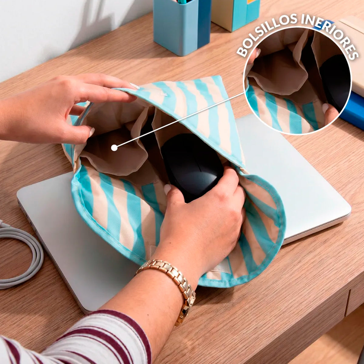 Funda portátil Fisura - "Back to the Office"