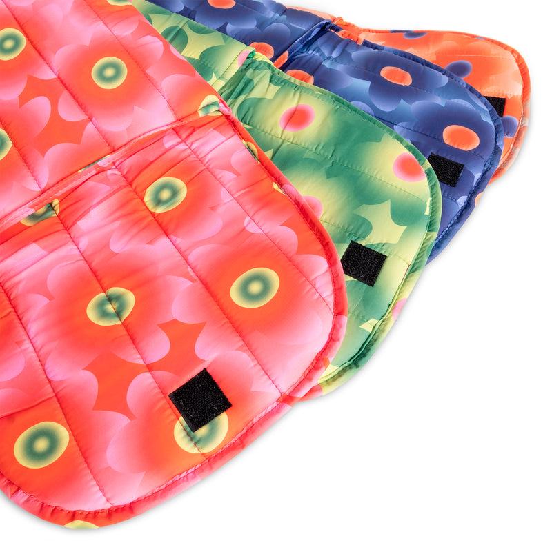 Funda portátil 13"/14" - Puffy Floral Naranja