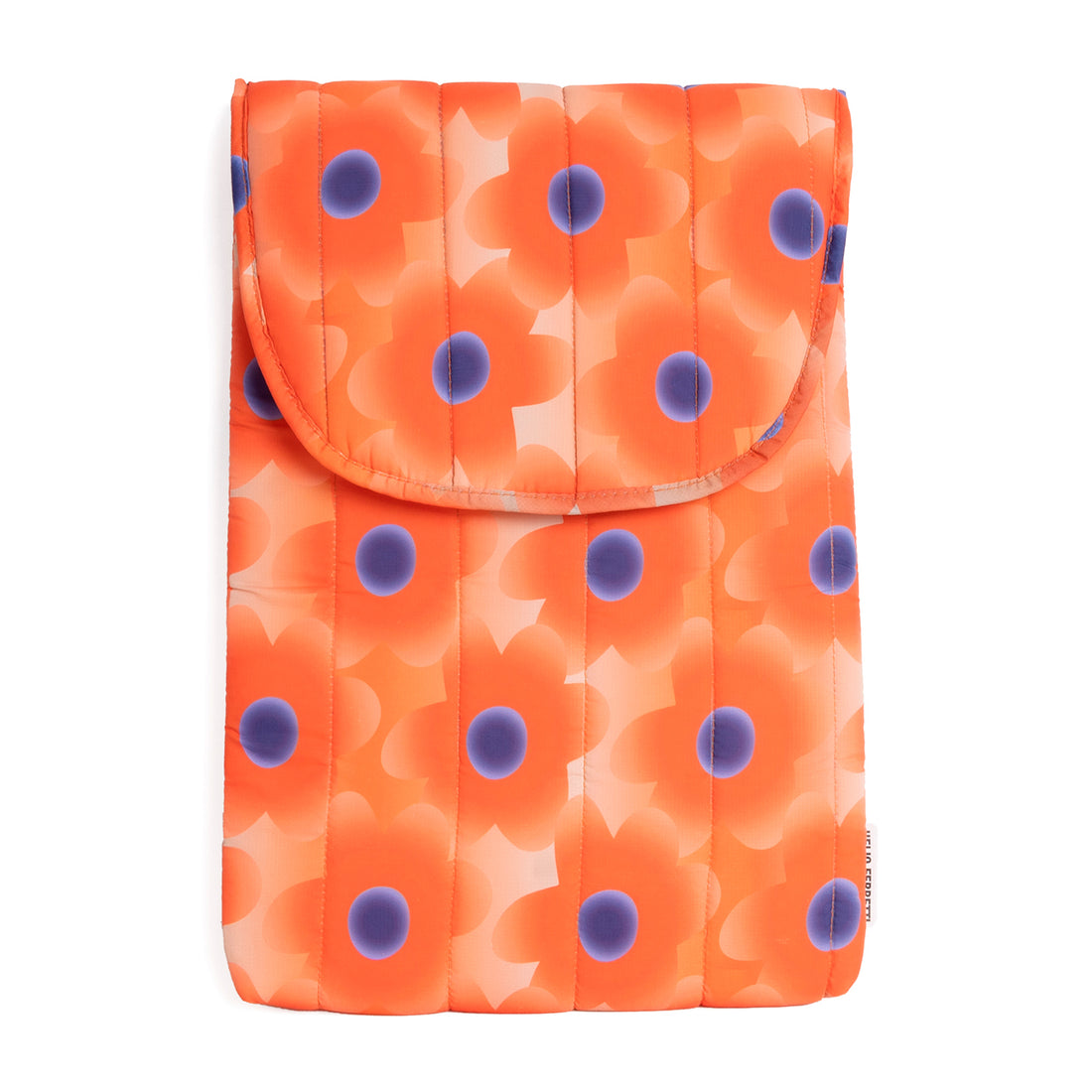 Funda portátil 13"/14" - Puffy Floral Naranja