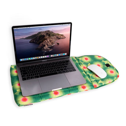 Funda portátil 13"/14" - Puffy Floral Verde