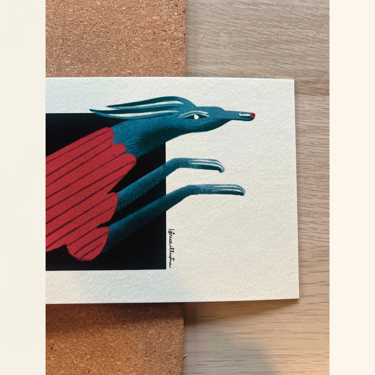 Print de Istriceillustra - "Be Free"