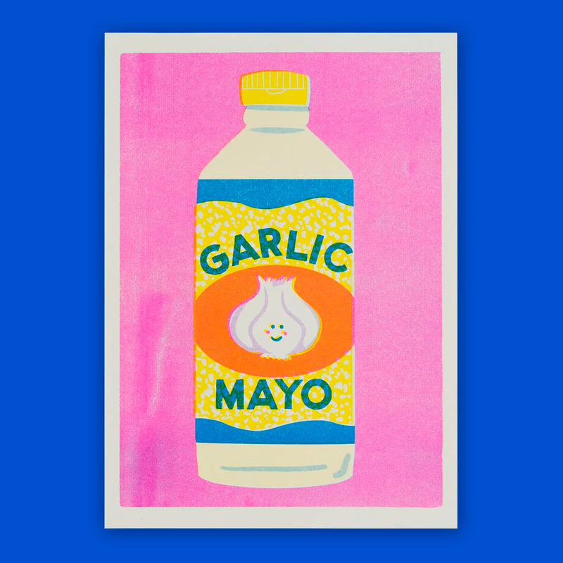Print de Naomi Wilkinson A4 - "Garlic Mayo" 🧄